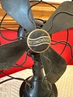 Antique 1920 s Westinghouse 12  Electric Desktop Fan Black Cast Iron No  517520