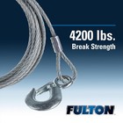 Wc325 0100 Galvanized Steel Boat Winch Cable With Hook 3 16 Inch X 25 Foot 4 200