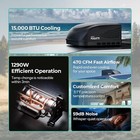 Rv Air Conditioner 13 5k-15k Btu Cooling Rooftop Rv Ac Unit Ducted   Non-ducted