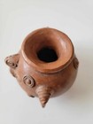 Rare Pre-columbian Maya Plumbate Effigy Jar