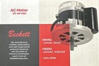 Beckett Oil Burner Motor 21805u New In Box