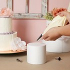 Small Foam Cake Dummy For Decorating And Wedding Display  3 Tiers  10 8 In Tall 