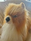 Melissa   Doug Lovable Life-like Pomeranian Dog 14  Plush Stuffed Toy