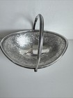 Silver Oval Basket Small  Swinging Handle