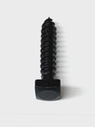  50  3 8 X 2 Square Head Lag Bolt Screw Steel Black Oxide Blacksmith  375 X 2 