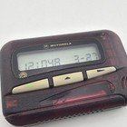 Vintage Motorola Cellular Pager Red Transparent Clip Beeper A05hnb5861aa Works
