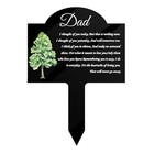 Cemetery Decorations For Grave Metal Grave Memorial Decorations Stake Plaque 