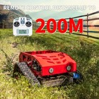 Robot Lawn Mower Sale Remote Control Lawn Mower  Off-road Crawler Bulldozer 9hp