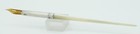 Vintage 1900 s Nickel W mother-of-pearl Taper Dip Pen nib Holder W nos Nib
