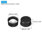 22mm Phenolic Resin Cover  72pcs Phenolic Cover Poly Seal Screw Cap For 22-400