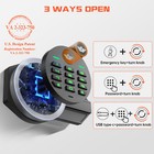 Safe  8 0 Cuft Triple Door Safe Box For Home With Drop Slot   Adjustable Shelf