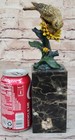 Art Deco Hot Cast Multi Color Patina Love Bird Bronze Sculpture Marble Statue