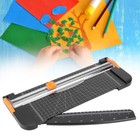 Portable Sliding Paper Knife Trimmer Cutting Machine Photo Label Cutter Office