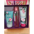 Bath And Body Works Full Gift Set Hello Beautiful 3 Pc In Glow Glitter Gift Box