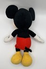 Disney Mickey Mouse Plush Stuffed Animal Red Corduroy Shorts Small 9 Inch Toy