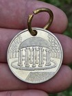 Vtg Greenbrier Hotel Key Fob Old Advertising White Sulphur Springs West Virginia
