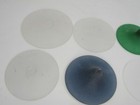 Tumbled Glass Large Round Blue Pink Sea Green 48471
