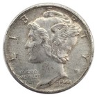 1944-d Mercury Dime Xf Extra Fine 90  Silver