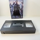 Matrix keanu Reeves laurence Fishburne cyberescapism vhs Movie pre-owned