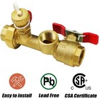 3 4 Inch Tankless Water Heater Isolation Valve Kit Pressure Relief Csa Approved