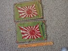Old Japan Flag Vintage Old Flag Of Japan Large Tobacco Felt Flannel  Bx Xl