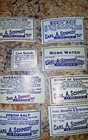Lot Of Eight Pharmacy-apothecary-medicine Bottle Labels Carl A  Schmidt Dayton 