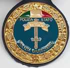Obsolete Polizia Di Stato Giudizaria Police Badge Italy