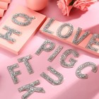37 Pieces Rhinestone Letter Stickers Large Glitter Alphabet Crystal Number Se   
