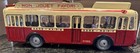 Vintage French Tin Litho 15     Wind Up Trolley Bus Working With Driver Exc