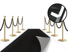Carpet Floor Runner Hollywood Party Decoration Fabric 100 Gsm