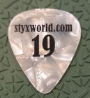 Styx Guitar Pick Ricky Phillips 2019 Tour Guitar Pick 