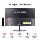 Sceptre Curved 27 Fhd 1080p 75hz Led Monitor Hdmi Vga Build-in Speakers  Edge-le