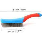 1pc Wire Brush With Stainless Bristles   Plastic Grip For Rust   Paint Cleaning