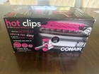 Conair Ceramic Hot Rollers 20pc Fast Heat-up Travel Size Pink black Chv26hcx