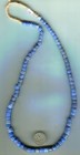 African Trade Beads Vintage Old Glass Czech Bohemian Opaque Russian Blue Beads