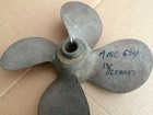 Bronze Boat Propeller 4 Blade 11 1 2 X 10 13 16 Shaft Sail Inboard Outboard Moto