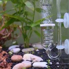 Glass Co2 Reactor  3 Spiro Glass Diffuser For Aquarium Plants  Suitable For T   