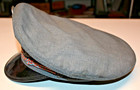 Vintage Greyhound Bus Drivers Hat Cap With Metal Badge Emblem Size 7-1 4  b7 