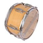 Glarry Wood Color Snare Drum 10 x6  W  Drumstick strap  Key Wood Color