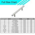 Brushed Nickel 304 Grade Stainless Steel Kitchen Cabinet Handle Pull Knob Drawer