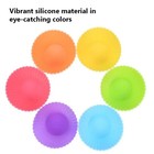 12 Silicone Cake   Muffin Cupcake Liners    reusable Baking Cups   Chocolate Molds