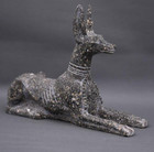 Authentic Ancient Egyptian Antique Rare God Anubis Statue Figurine Bc