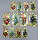 C 1900 Flowers Littauer Boysen L b German Die Cut Floral Scrap Antique