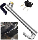 Steering Wheel Brake Lock Anti-theft Stainless Steel Extendable Car Clutch Lock