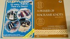 Lot Of 6 Macrame Pattern Pamphlets Lamp Shade Plant Hanger Wall Decor Spice Rack
