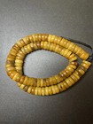 Handmade Tibetan Yak Bone Mala Beads 12mm 20 Inch Strand Genuine Vintage Buddhi