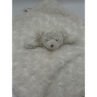 Blankets   Beyond White Teddy Bear Security Blanket Lovey Plush Baby