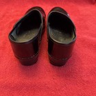 Dansko Professional Clogs Women 8  Black Patent Leather Nursing Work Shoes New