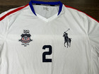 Polo Ralph Lauren Sport Mens Xxl White Prlfc Football Club Shirt Soccer Jersey 2
