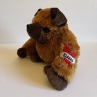 Dan Dee Bulldog Plush Kisses Heart Tattoo Embr Patch Valentine Gift Collector